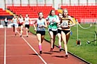 316 Sophie Montgomery (Blaydon), 949 Charlotte Ramsey (Blyth) and 322 Emma Wortley (Mandale), 2011 North East Champs, Gateshead